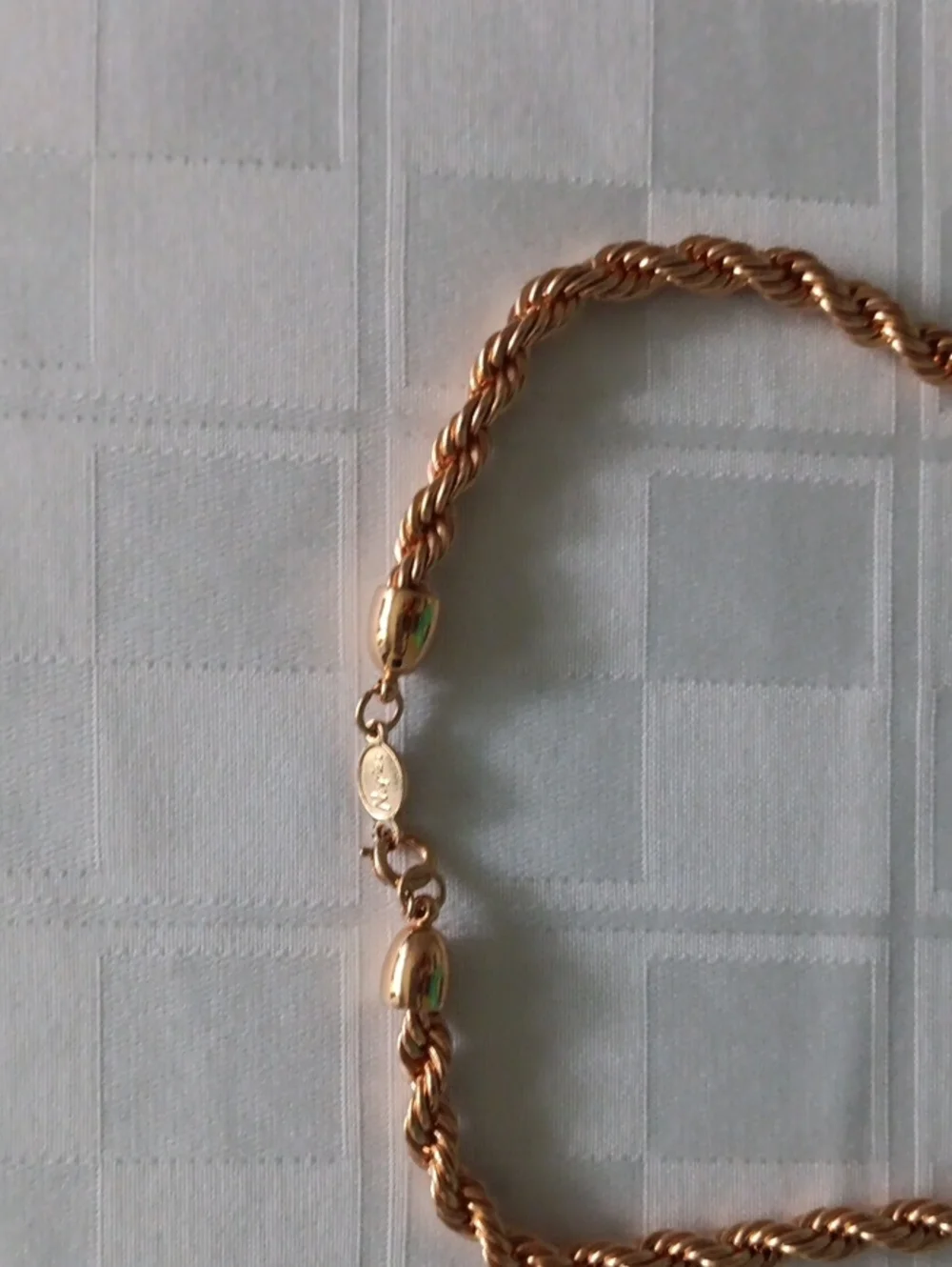 Napier Classic Twisted Rope 22 Inch Thick  Necklace - Gold Tone for Women